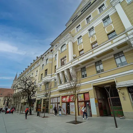 Historic Palace In Main Square-unirii Plazza